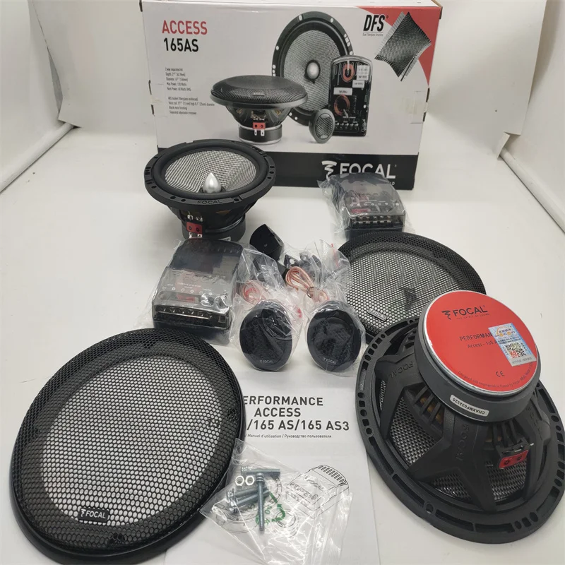 1 Sets Focal Access 165AS Max 120W 2Way Separated Kits Performance Component Car Speaker Hi Quality Made In France