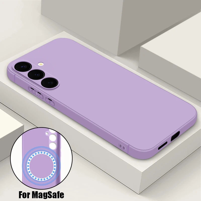Luxury Magnetic Phone Case with Magsafe Compatibility and Wireless Charging Support