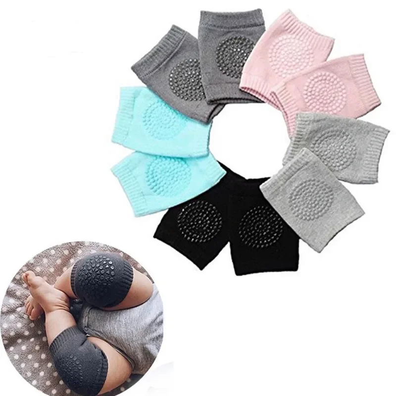 

3Pairs Baby Crawling Aniti-Slip Knee Unisex Baby Toddlers Kneepads 1-3 Years