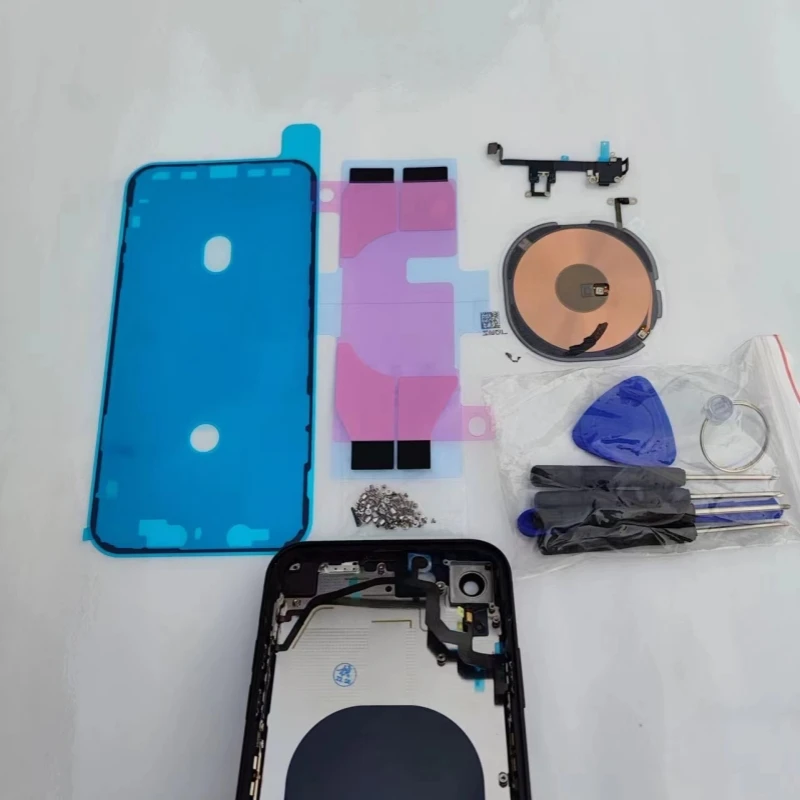 DIY 백 하우징, 아이폰 XR-13/14 백 커버 어셈블리, XR-14 백 하우징 완전 호환, 무료 선물, 무료 배송