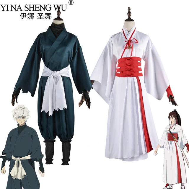 Yuzuriha Hells Paradise Anime Cosplay para mulheres, uniforme ninja sexy  com peruca, roupas de Halloween para meninas, Jigoku Raku - AliExpress