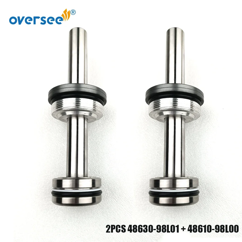 

48610-98L00 PISTON RAM ASSY With Screw 48630-98L01 For Suzuki 4 Stroke Outboard 200 300 350HP Motor 200-Later DF200 DF300 DF350