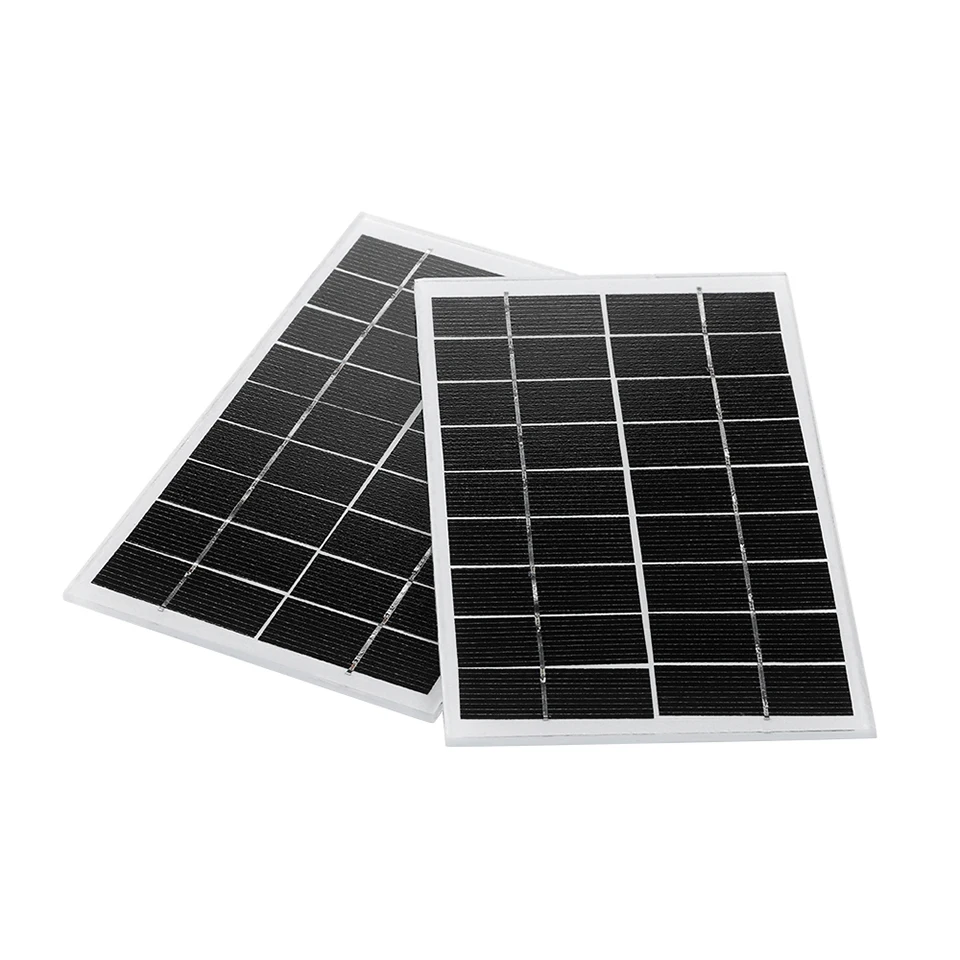 SUNYIMA 106*174MM 9V3W Monocrystalline Silicon Photovoltaic Cell Solar Street Light Power Generation Plate Glass Electronic DIY