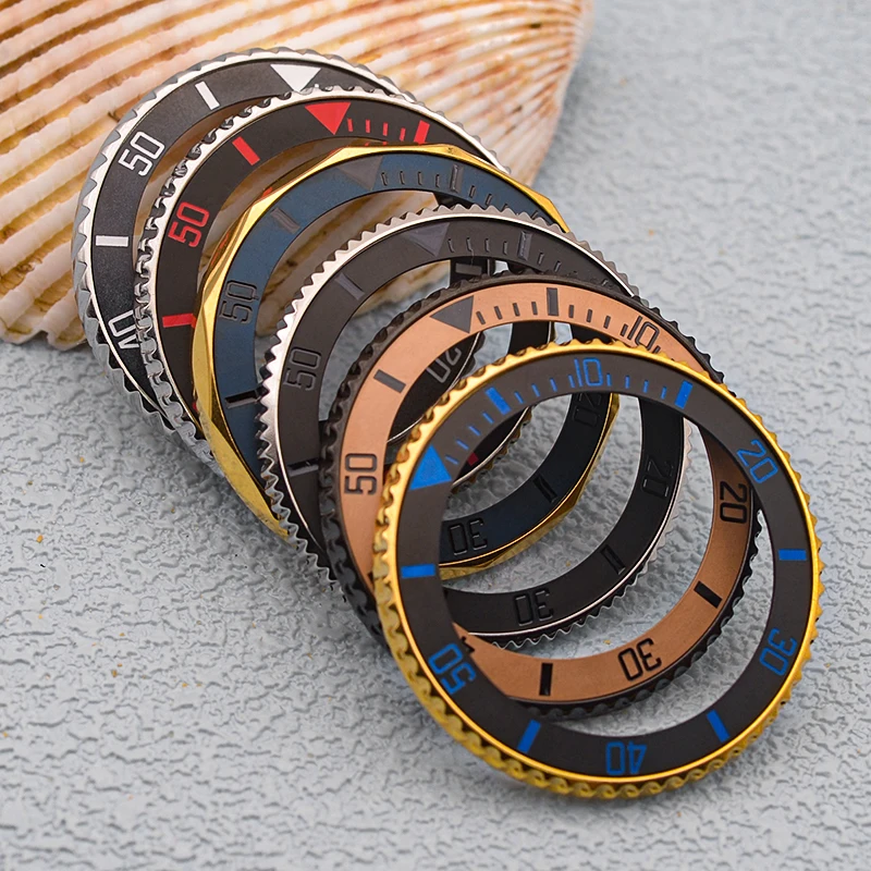 Mod 41mm Ceramic Watch Bezel Case Rotation Ring Fits Seiko SKX007 SRPD