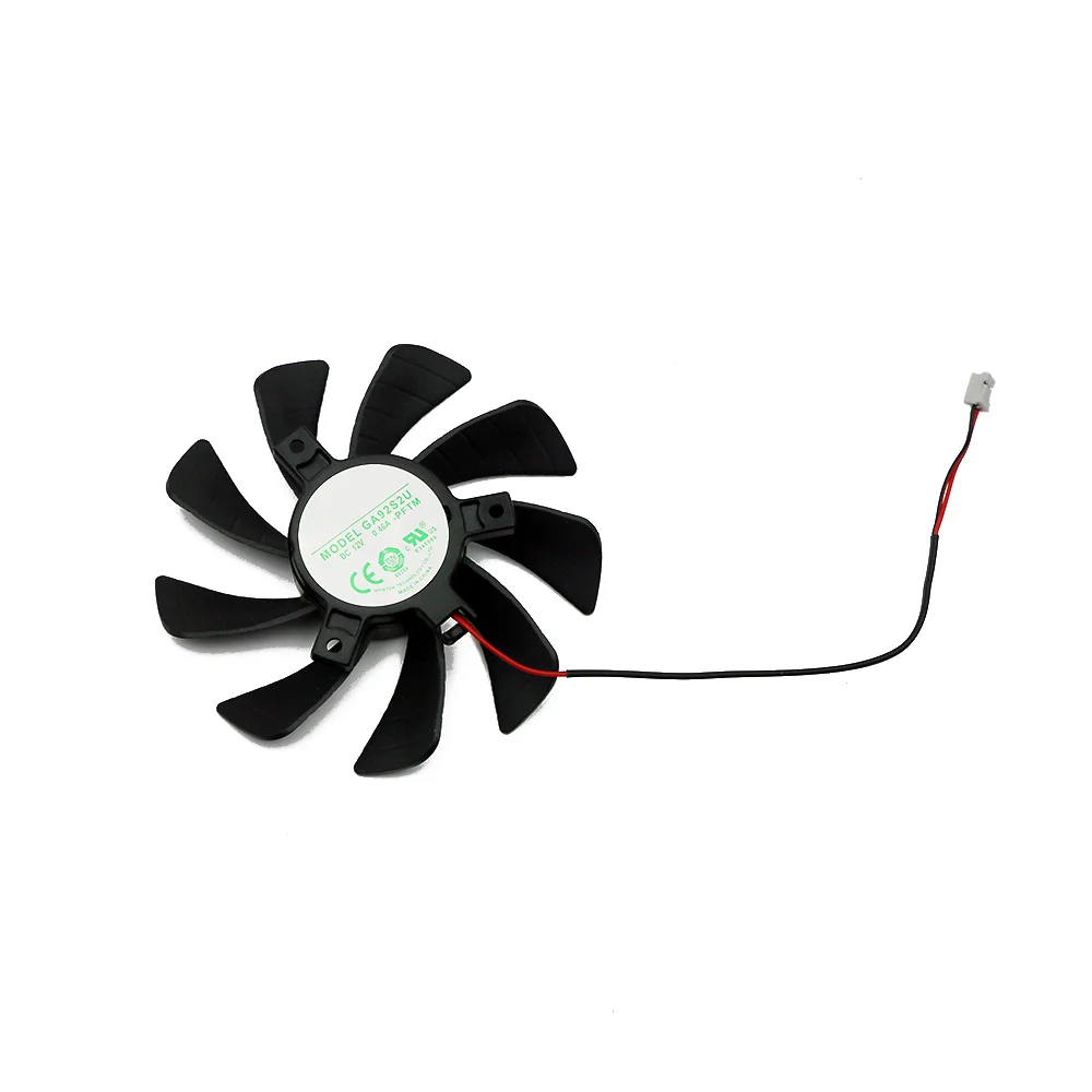 GA92S2U 85MM 2PIN GTX 1050 MINI Cooler fan Replace for ZOTAC GeForce GTX 1050 Mini 2GB GeForce GTX 1050 Ti Mini 4GB Cards 4