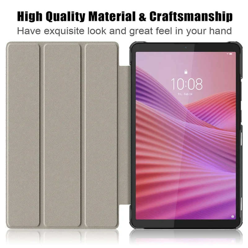 Fashion Paint Smart Magnetic Leather Cover