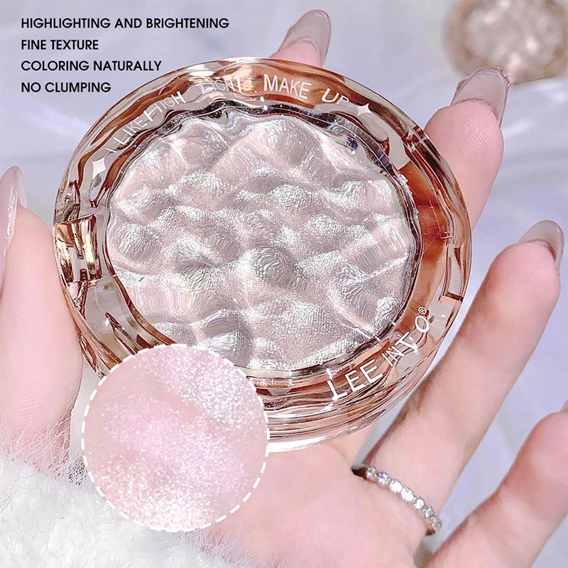 High gloss powder gloss glitter highlight contour palette