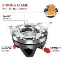 APG Portable 1400ml Cooking System Outdoor Hiking Camping Stove Heat Exchanger Pot Propane Gas Burners 5