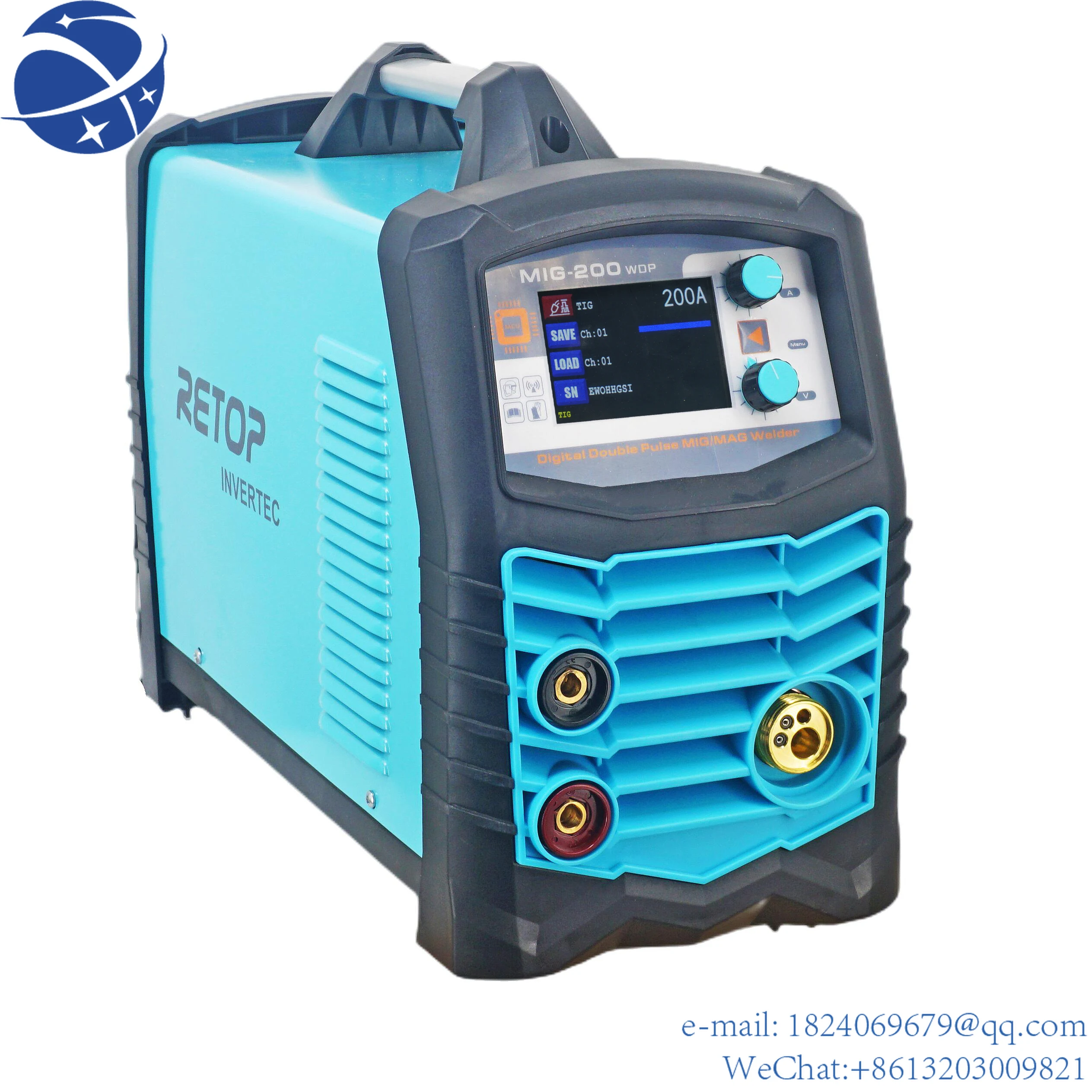 

6 in 1 single pulse double pulse MIG mag tig single phase arc welding machine