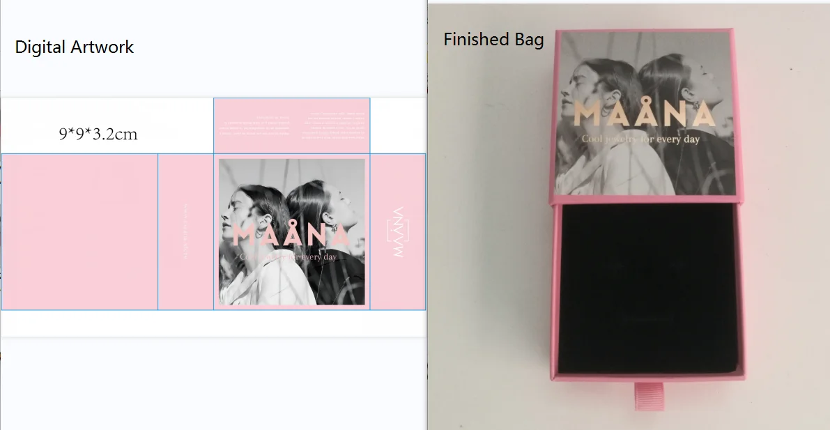 500pcs Custom Luxury Jewelry Packaging Boxes, Sliding Drawer Style Cardboard Gift Box w... - SKU JPB00958 - UGI Packaging