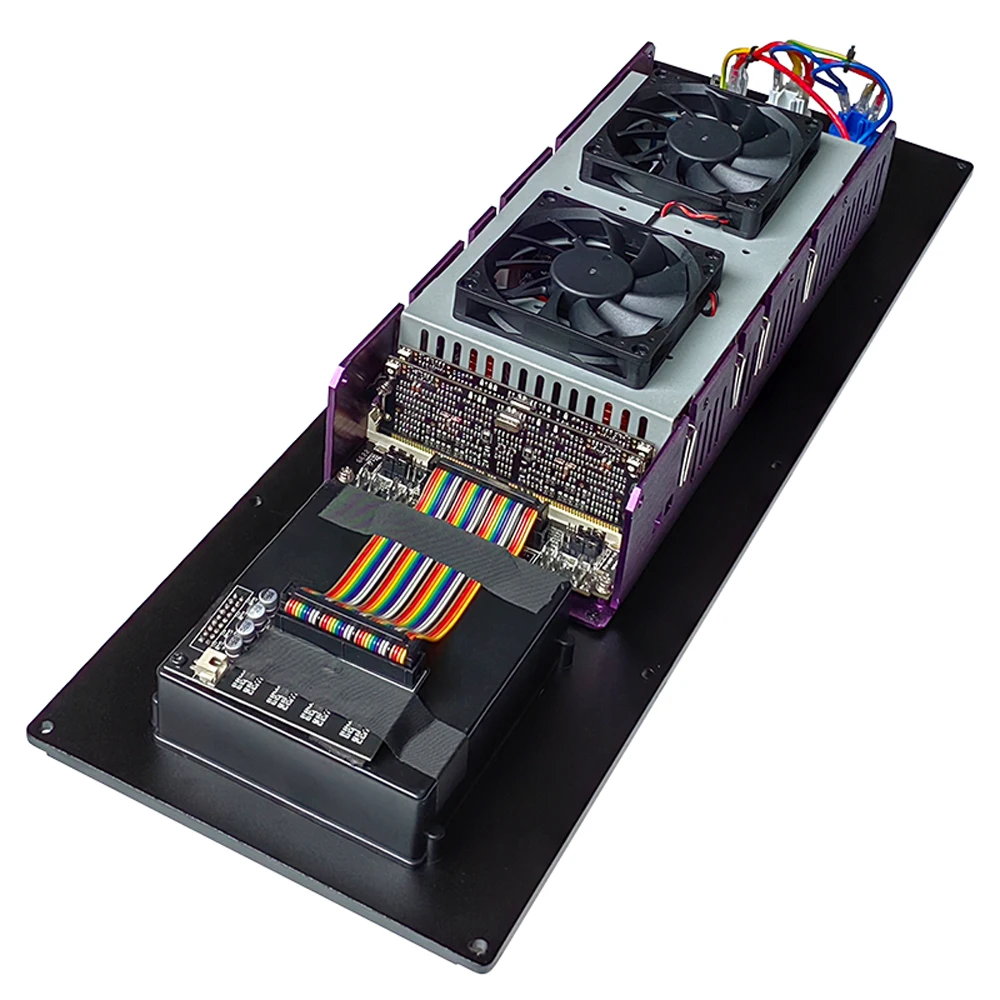 ShennDare FPA8000+CQ380 Professional 4입력 4출력 DSP 액티브 스피커 앰프 모듈 4x1300W 8OHM 서브우퍼 오디오 앰프 보드 FIR 96kzh PC 소프트웨어 제어