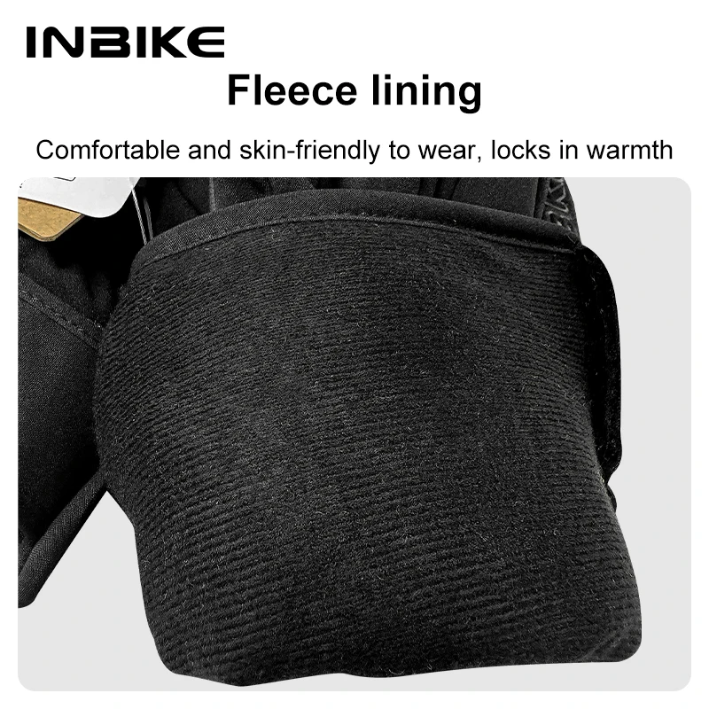 INBIKE Winter Gloves Touchscreen 3M Thinsulate Cycling Gloves for Men Women Waterproof Cold Weather Sports Fishing 23&deg;F