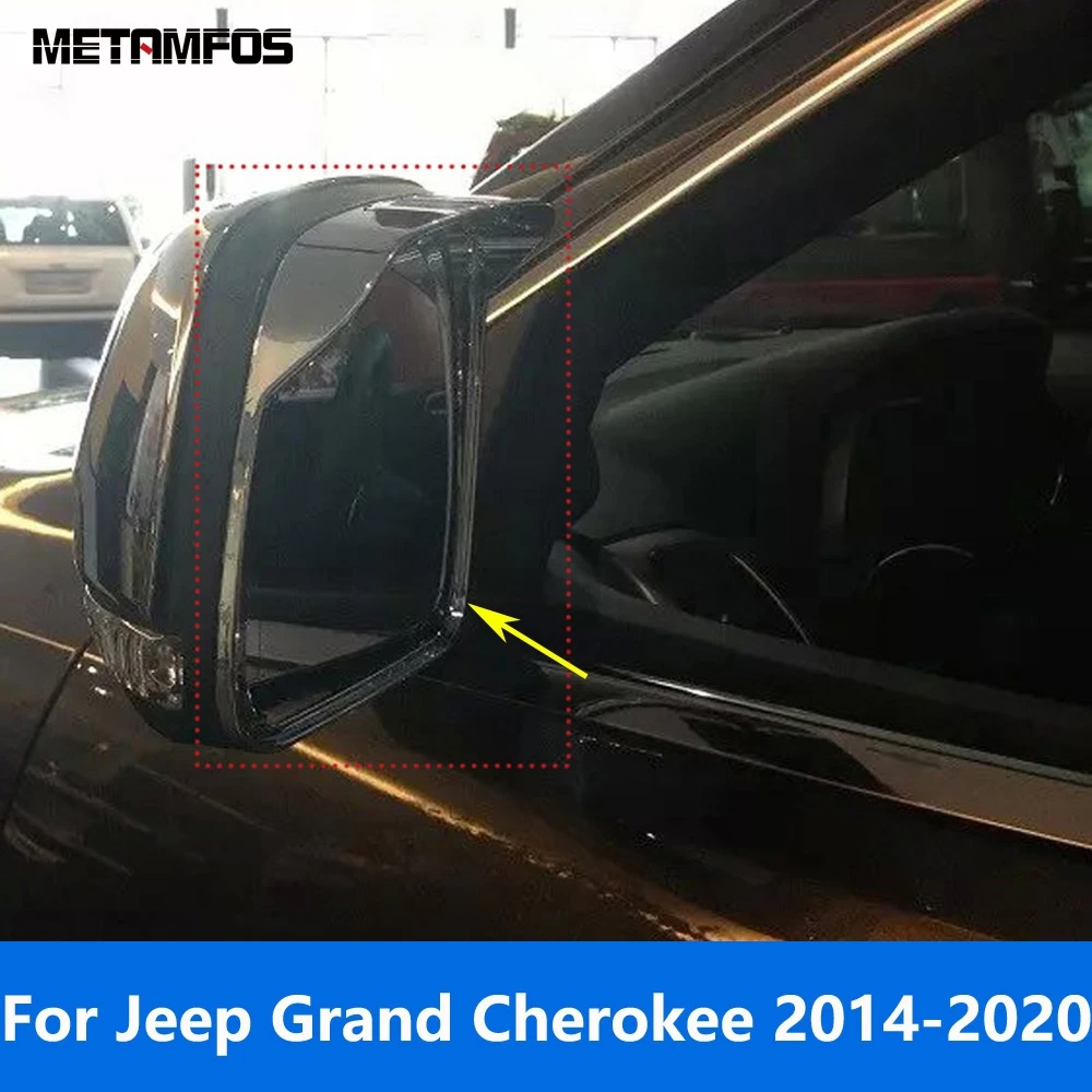 

Козырёк для бокового зеркала заднего вида, для Jeep Grand Cherokee 2014-2019 2020