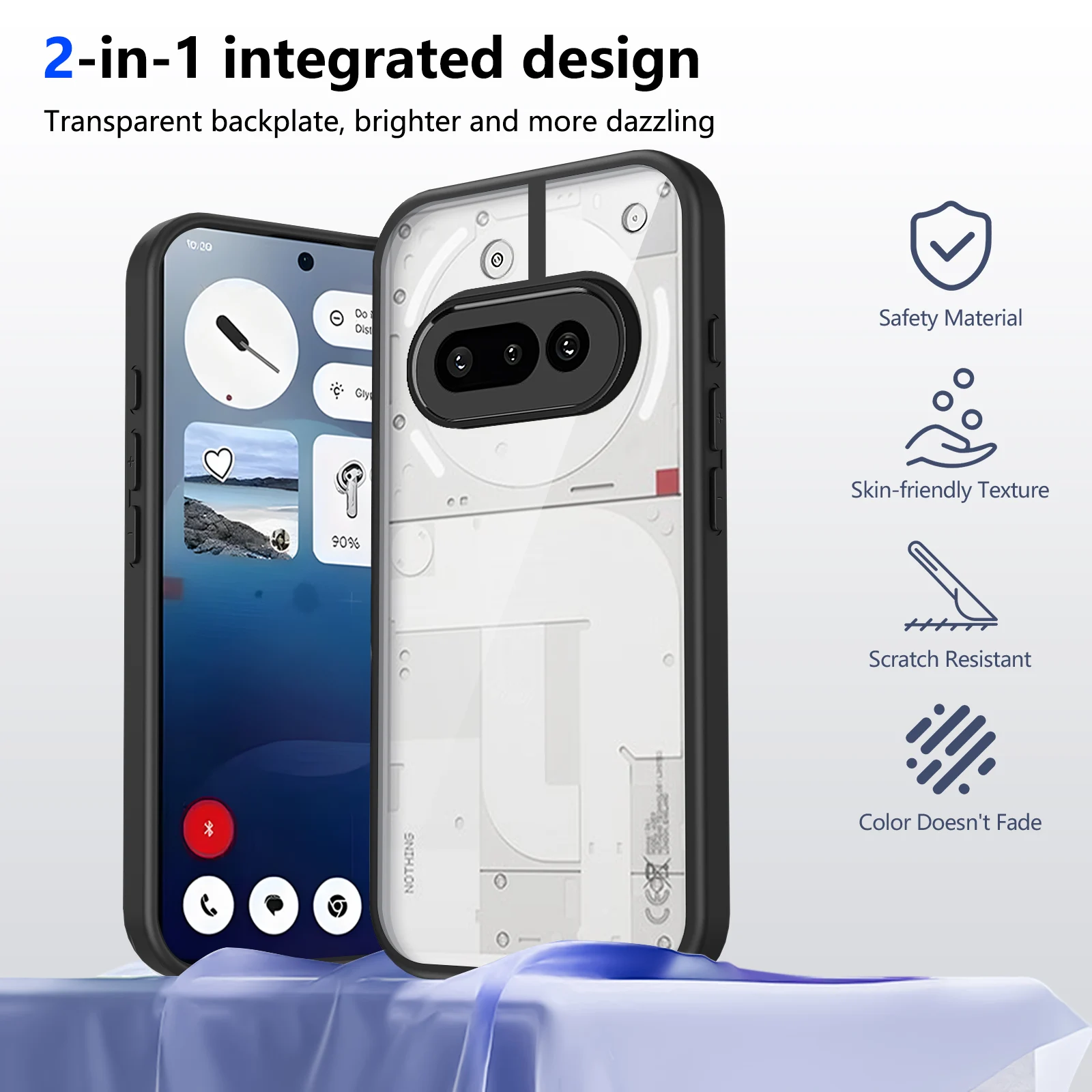 Transparent Shockproof TPU Silicone Case with Enhanced Protection