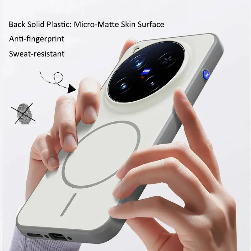 Luxury Shockproof Anti-Fall Protective Case with Comfortable Feel for Smartphones