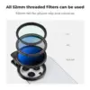 K&F Concept 52mm 1/4 Black Pro Mist Phone Filter Clip on Diffusion Antireflective Coating Filter iPhone Mobile Smart Phone 3