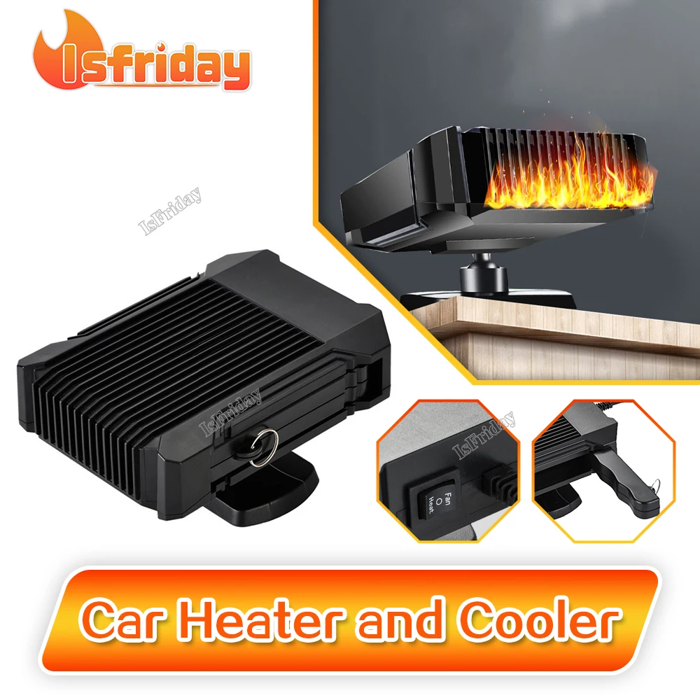 

ISFRIDAY New Car Mounted Heater, Windshield Heating Defroster, Winter Snow Melting Defrosting and Defogging Heater