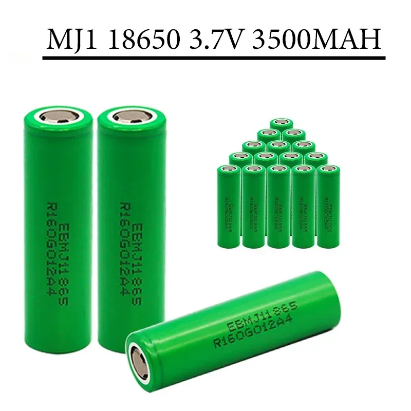 

Free Shipping Rechargeable Battery MJ1 3.7V 3500Mah 18650 Lithium-ion battery For computer clocks video Games,digitalcameras