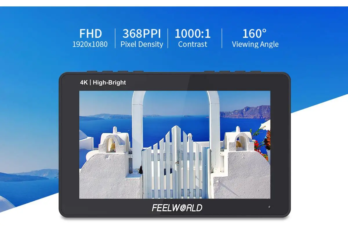 FEELWORLD F5 PROX 5.5インチ1600nit Amazon.com: FEELWORLD F5 Pro x DSLR Camera Field Monitor