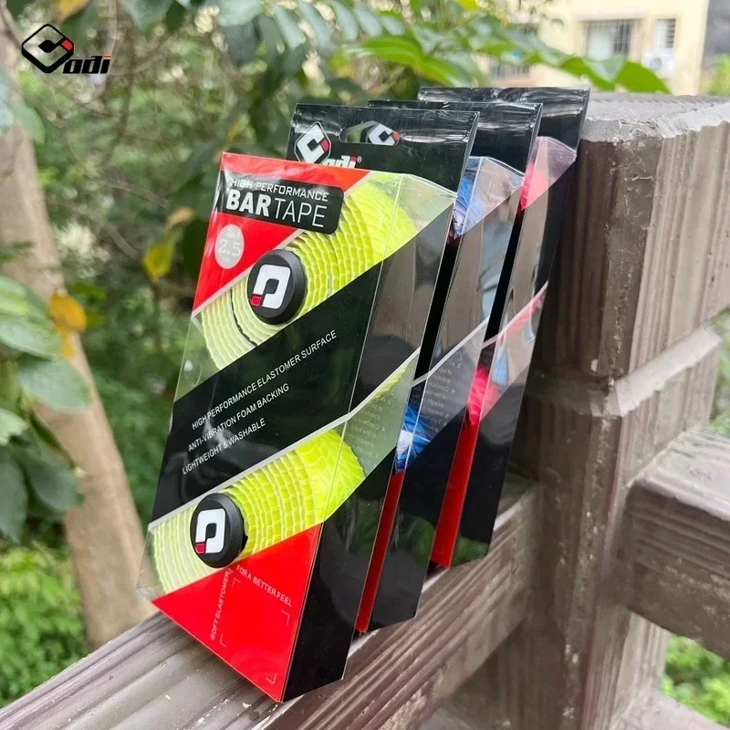 ODI Road Bike Bar Tape Anti Slip Bicycle Handlebar Cover Tire Pattern Gravel Speed Race Handles Wrap Bar Ribbon Bike Accessories