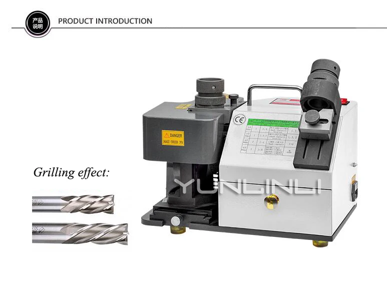 3-13mm End Mill Sharpener Milling Cutter Sharpening Machine Mill Cutter Grinding Machine GD-313 4