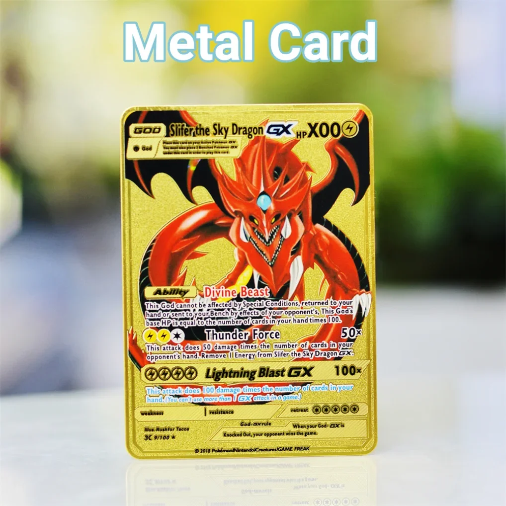 Carta Pokémon em Metal Charizard 800HP, Promoçoes