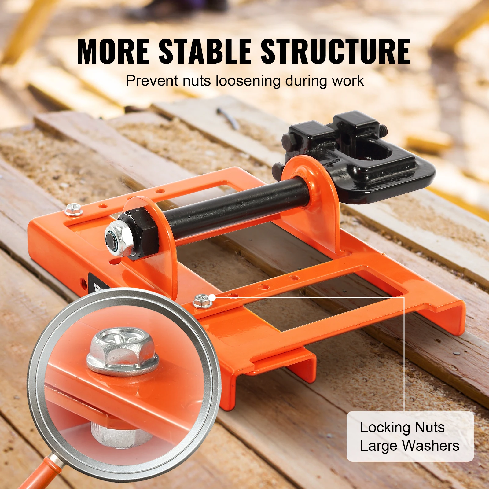 VEVOR Chainsaw Mill Vertical Lumber Cutting Guide with 2"-6" Cutting Width Timber Chainsaw Attachment for Cedar Walnut Oak 3