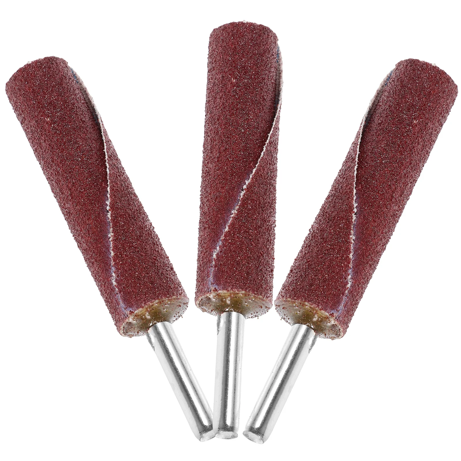 

3 Pcs Cylinder Sandpaper Grinding Head Rollers Iron Sanding Drum Kit for Drill Presses