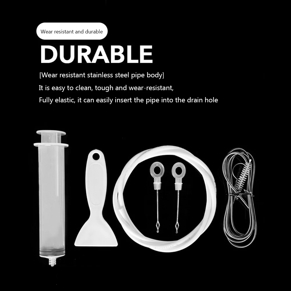 100cm/150cm Refrigeration Pipe Dredger Household Portable Refrigerator Drain Dredge Cleaner Smell Remover Solve Blockage Problem