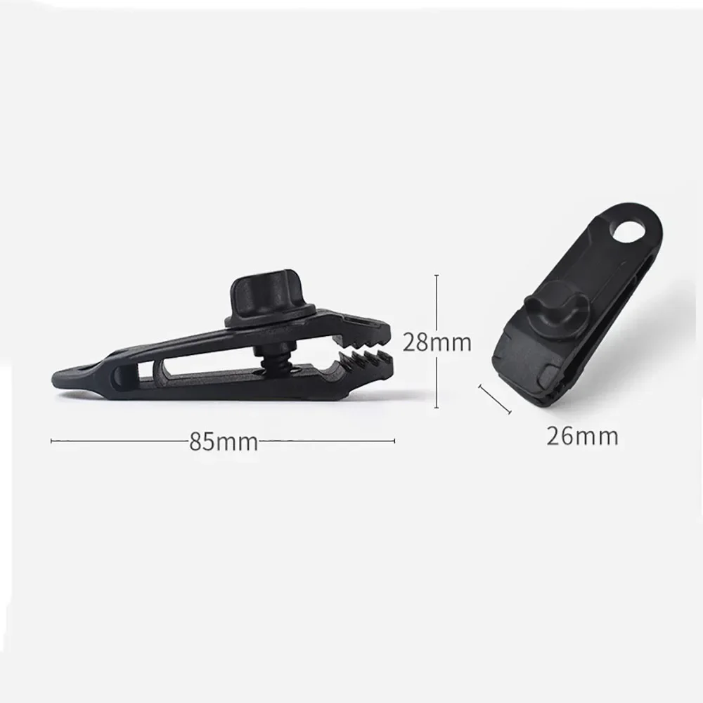 10PCS Tent Canopy Clip Outdoor Wind Rope Reusable Clamps Awning Tarpaulin Buckle Camping Mountaineering Shelters Accessories Tent Clips Camping Tent Accessories Camping Tent Fasteners Camping Cord Buckles Camping Rope Buckle