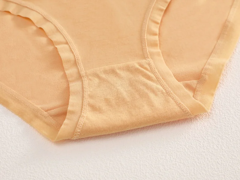Cotton Seamless Panties - High Waist Briefs With Elastic Waistband | Breathable Women Underwear