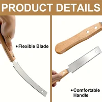 Small Pull Hand Saw with Double Edge Blade Cutting, 6-inch Blade Handsaw for Woodworking, PVC Pipe Cutting, DIY Project 2