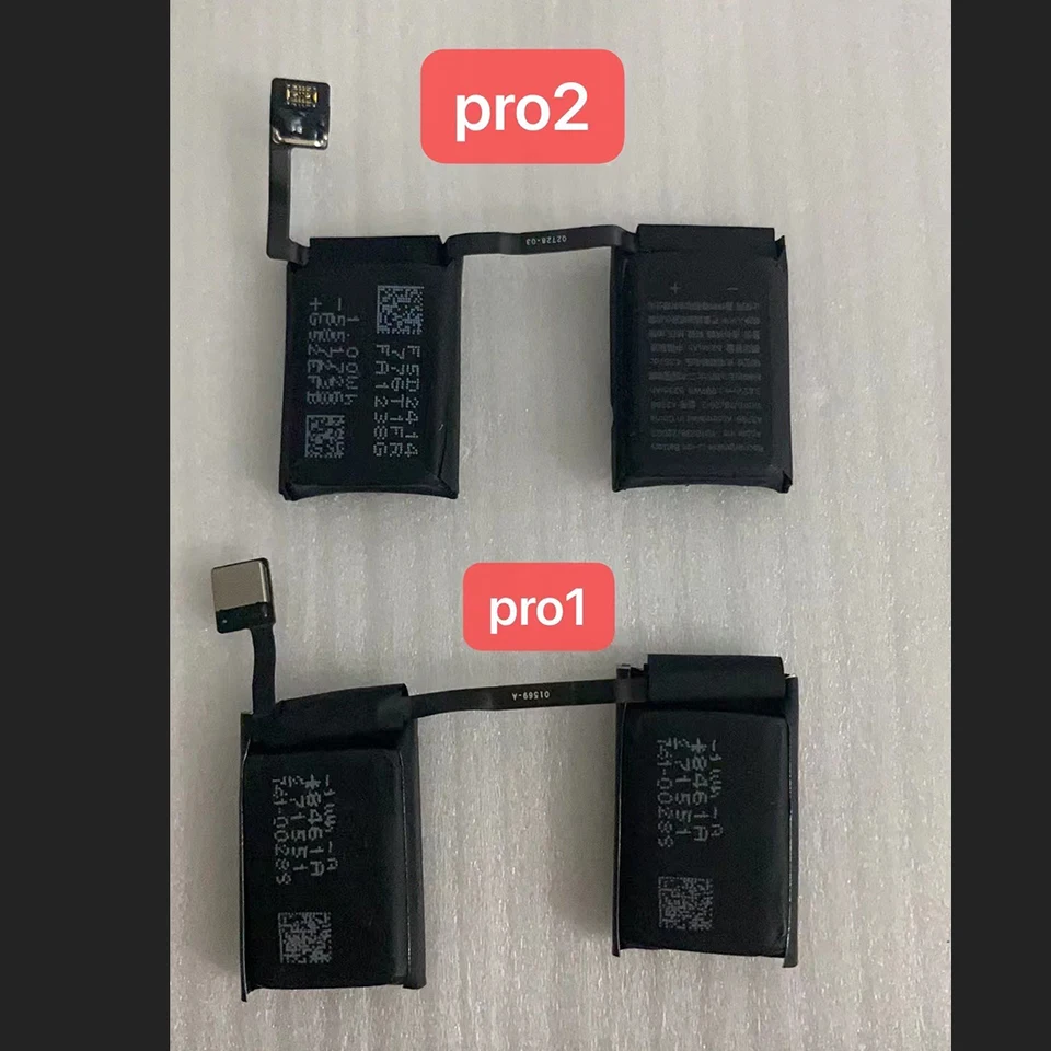 Apple Airpods用バッテリー交換,イヤホン,新しい世代,Pro, 1, 2