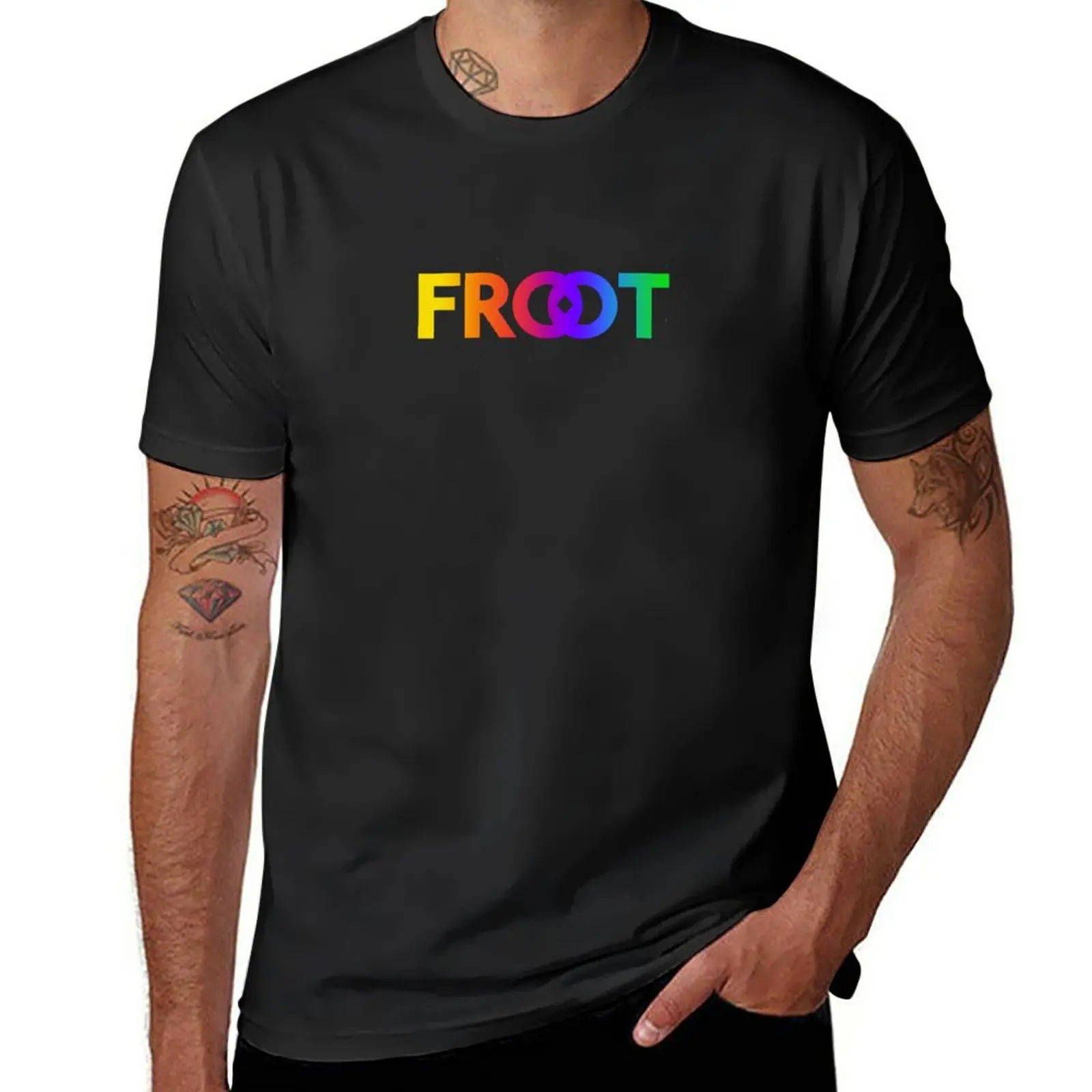 

Froot Inspired Art T-Shirt kawaii clothes Tee shirt mens vintage t shirts