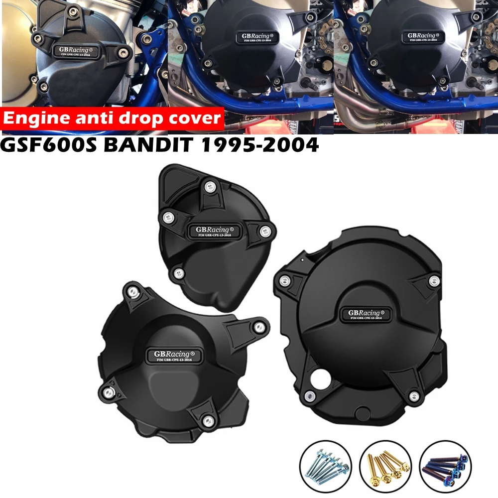 Motorcycles Engine cover Protection case For SUZUKI GSF600S N BANDIT GXS400 GSX750 LNAZUMA 1995-2004 GB Racing