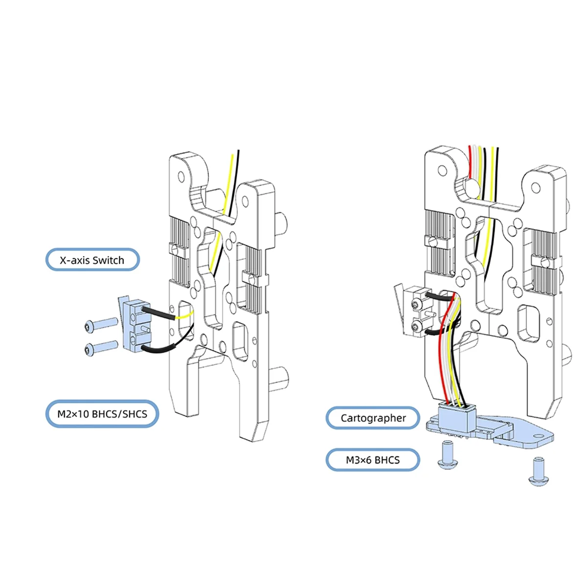Efficient Cartographer IDM Scanner Levelling Sensor CNC Metal Bracket for VORON 2.4/Trident 3D Printer Beacon 6061Aluminium