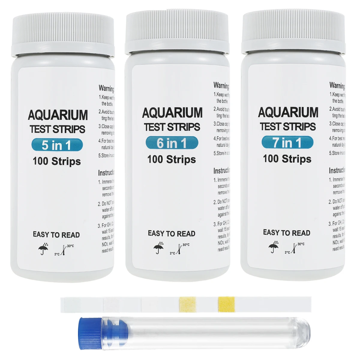 5-17 in 1 Aquarium Test Strips Water Quality Test Strip Fish Tank Nitrate pH Hardness Strips Freshwater Saltwater Water Spa aquarium test strips