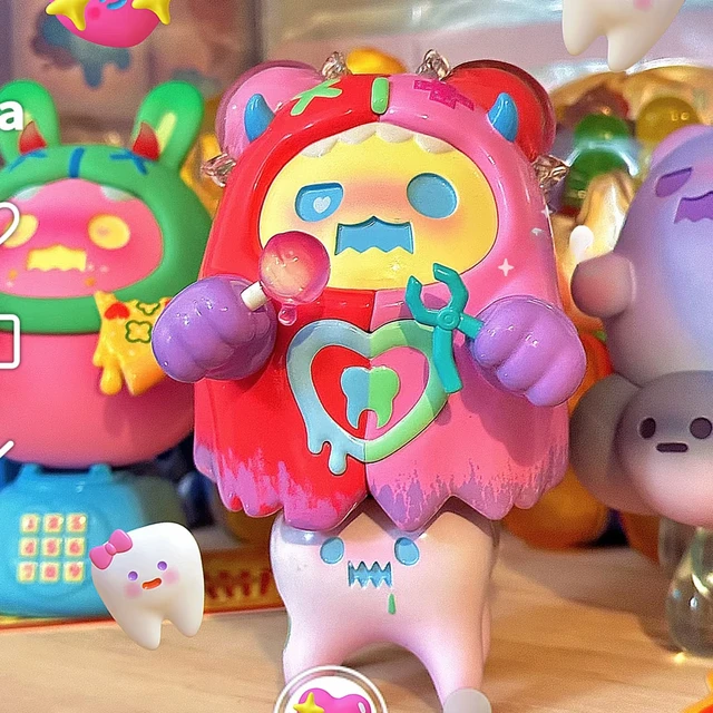 Collection ShinWoo Ghost Bear Mint Chocolate Ice Cream Figure Toy 