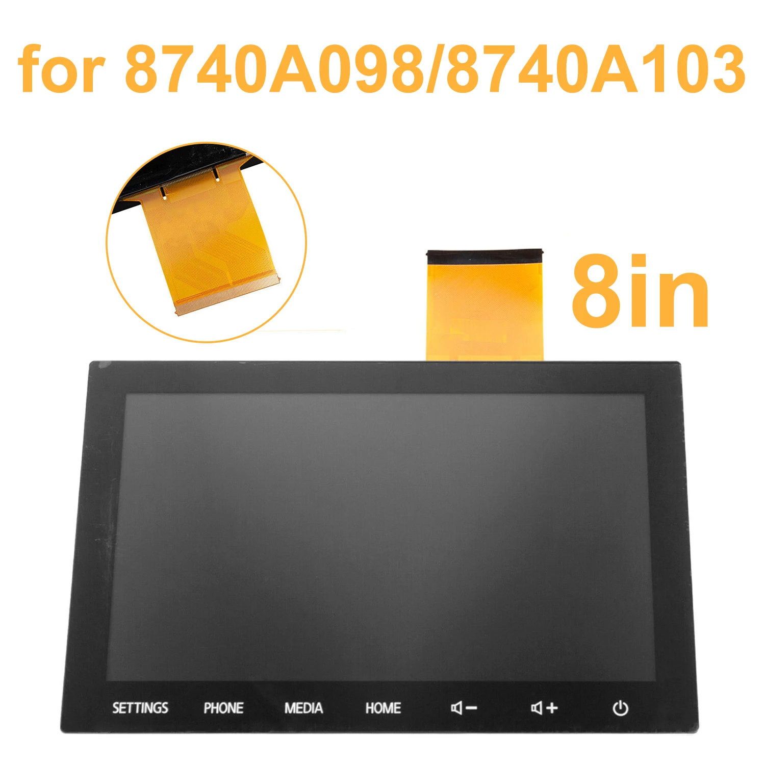 ڵ LCD  ġ ũ ÷  , ̾ ƿ 2019-2022 , 2  8740A098 8740A103 8740A100, 8 ġ, 1 