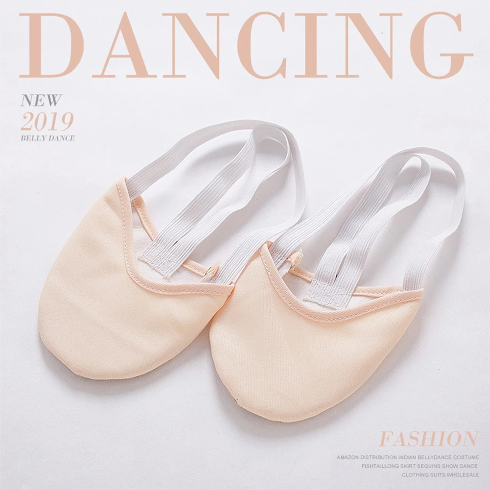 Rhythmic Gymnastics Toe Shoes Soft Half Socks Knitted Roupa Ginastica Professional Competition Sole Protect Elastic three Colors 4