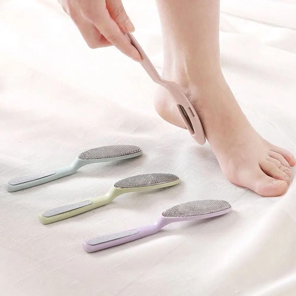 

Double-Headed Stainless Steel Foot Scrubbing Board Remove Dead Skin Calluses Foot Pedicure Tools
