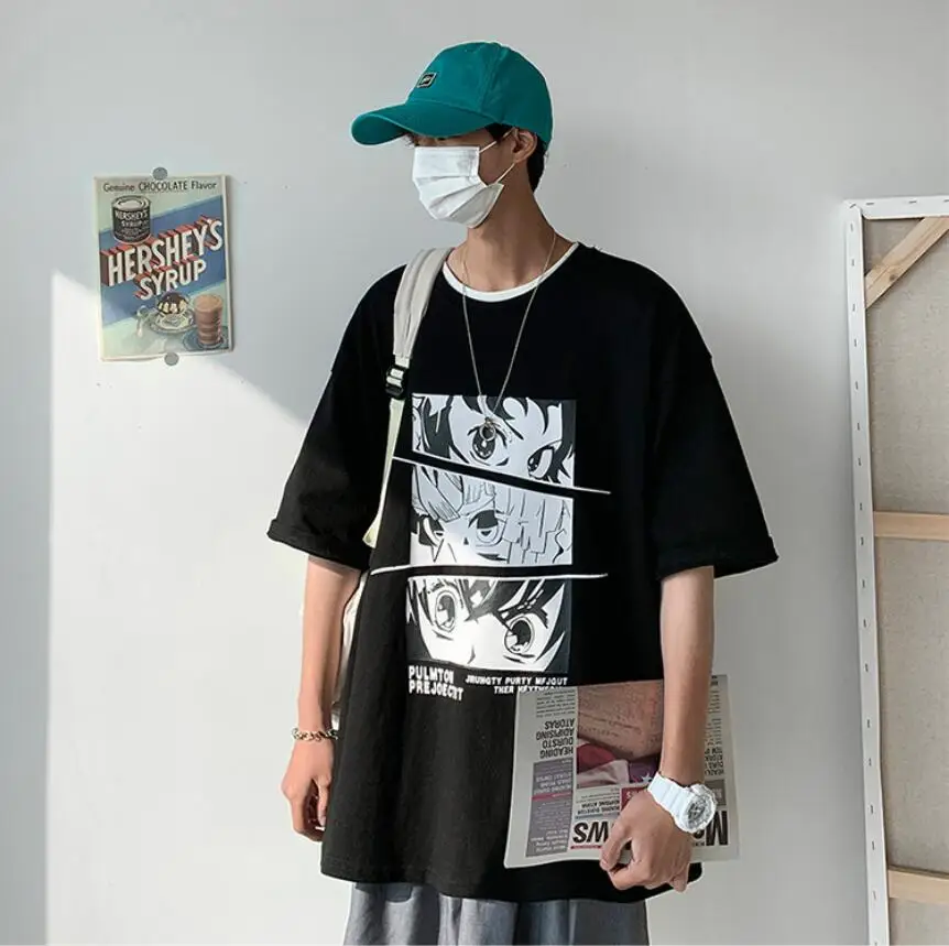 Nota De Morte Homem Anime Manga Série Camiseta Preta Minha Vida Cotton Tees  Harajuku Streetwear