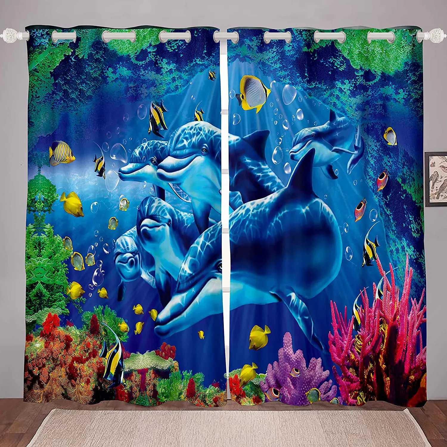 Tende Per Finestre Con Stampa 3D Per Camera Da Letto Soggiorno Decorazioni Per Auto Da Corsa Trattamento Per Finestre Galaxy Gamer Tende Per Finestre 