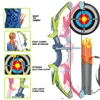 Kids Bow and Arrow Light-up Archery Set For Kids Toy For 3 4 5 6 7 8 9 10 11 12 Years Old Boys Girls Shooting Toy Christmas Gift 5