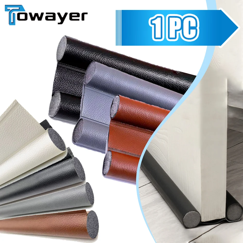 Bilateral Version Door Seam Bottom Sealing Strip Waterproof Leather