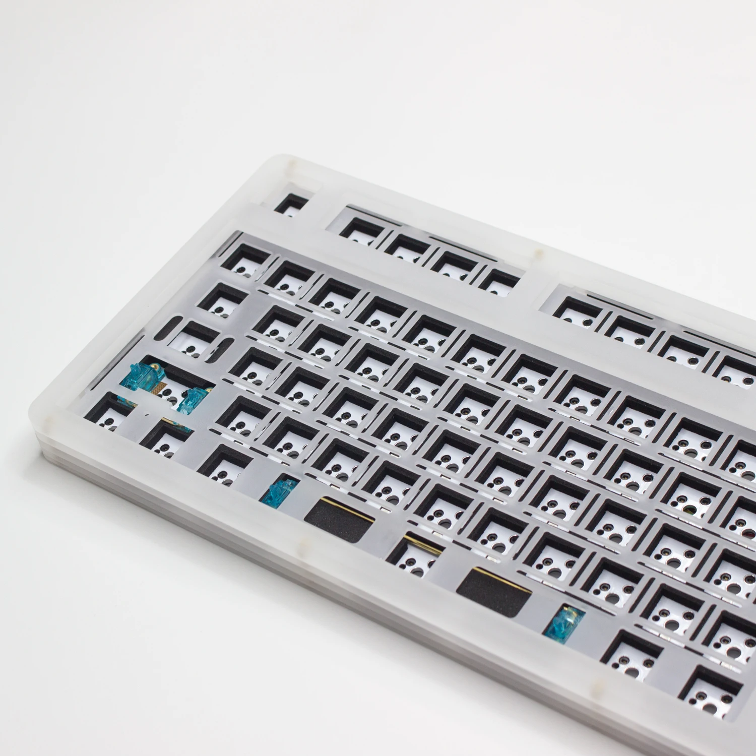MW75 Gasket Keyboard Kit Custom QMK Firmware Support via With RGB