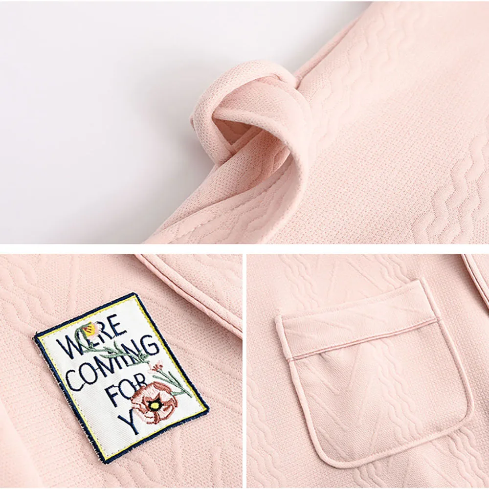 Autumn Winter Men's Bathrobe 3-layer Thicken Air Cotton Warm Man  Shawl Collar Shower Robe Soft Comfortable Women Night Dress