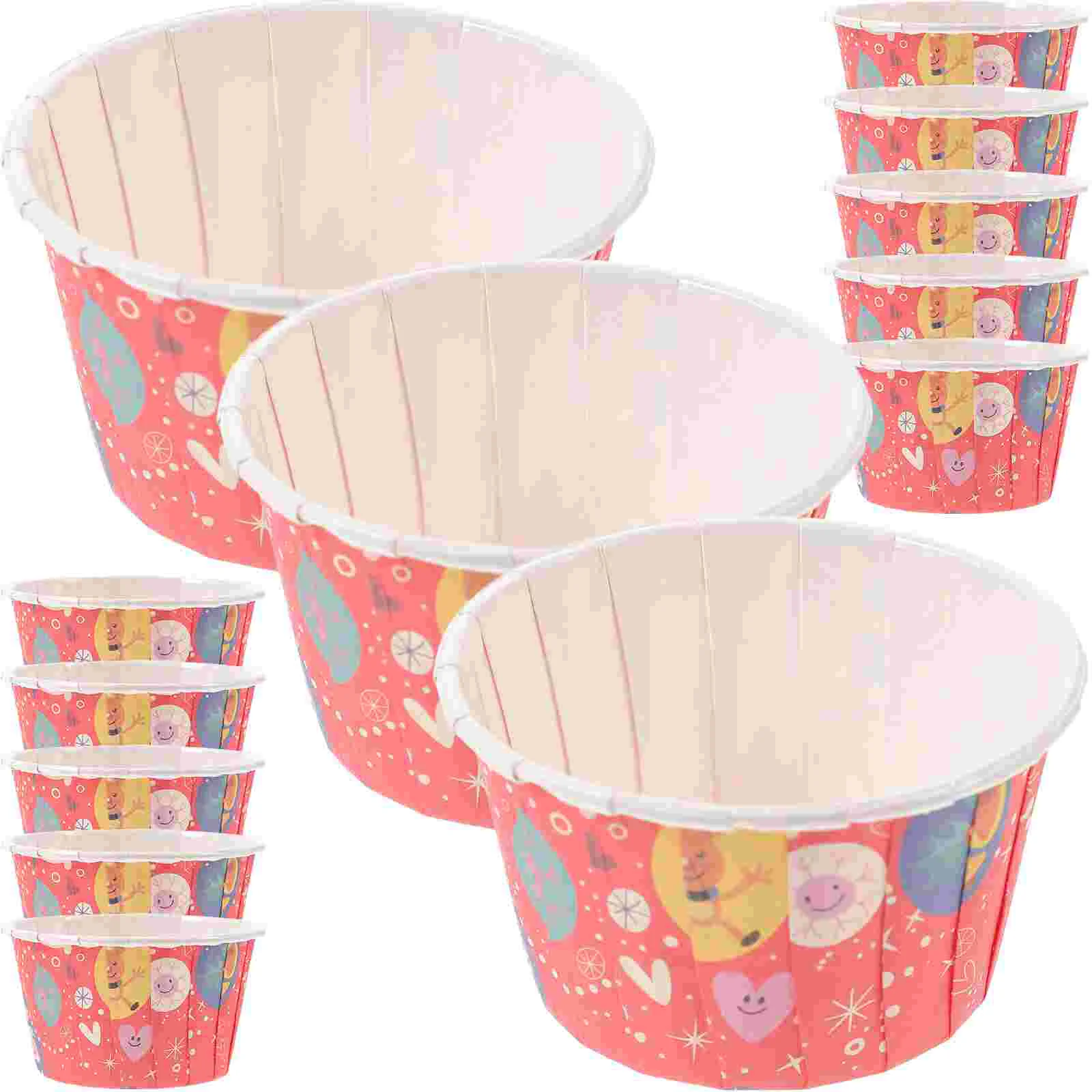 

Christmas Element Cupcake Baking Holders Food-grade Greaseproof Muffin Liners Disposable Baking Dessert Cake Cups