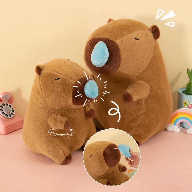 

30/50cm Capybara Doll Plush Toy Simulation Capibara New Kawaii Fluffty Soft Stuffed Animals Bedroom Decoration Boys Girls Gift