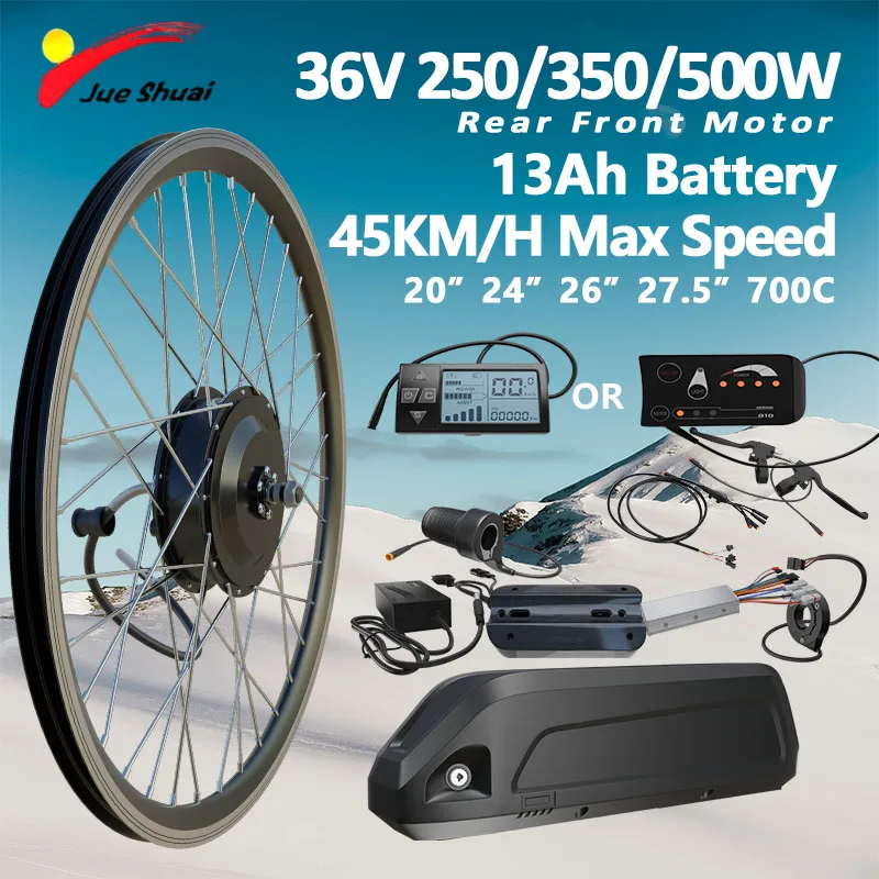 Roue Avant 26 Pouces Viribus Kit Conversion Vélo Électrique 36V